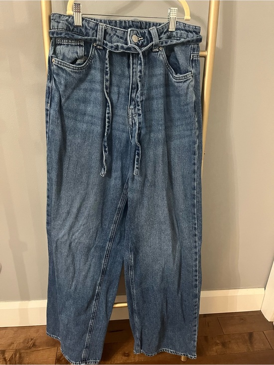 Buffalo David Bitton Denim - Buffalo David Bitton Alecia High Rise Wide Leg Jeans with Tie Belt | W29